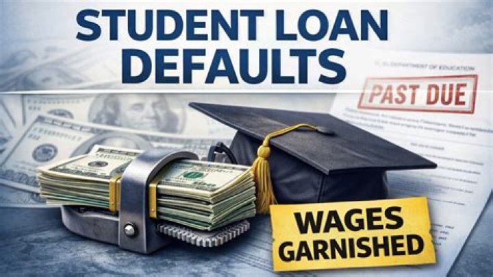 What percentage of wages can be garnished for student loans?