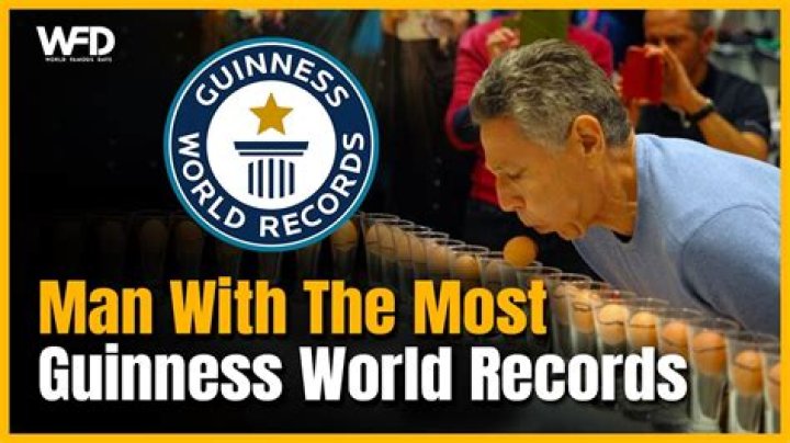 What person holds the most records?