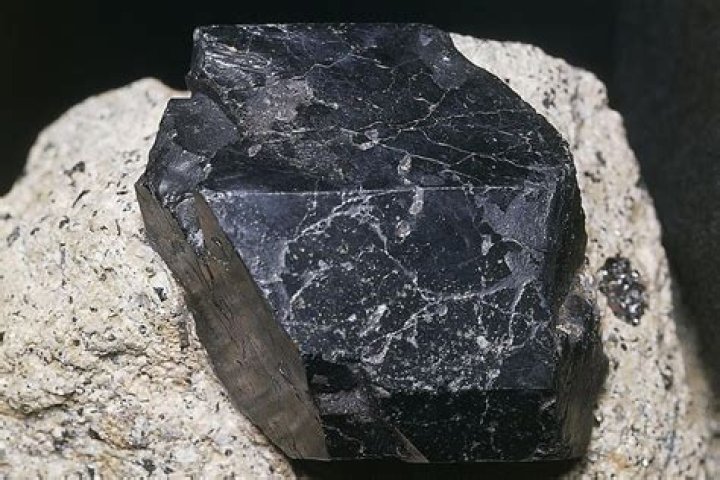 What rock is black?
