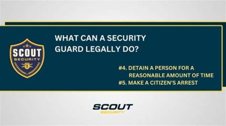 What should a security guard do in case of fire?