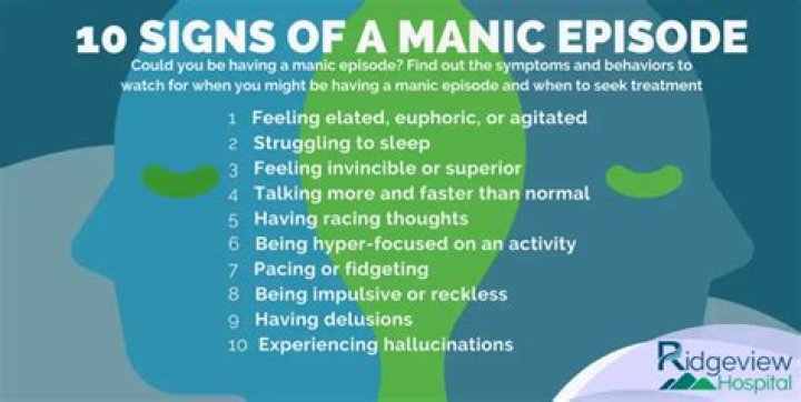 What should you not do when manic?