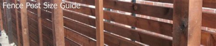 What size post do you use for a 6 foot fence?