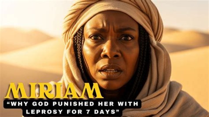 What skin disease did Miriam?