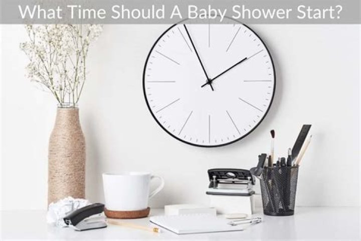 What time should a baby shower start?