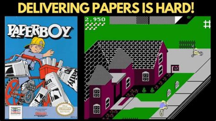 What type of job is a paperboy?