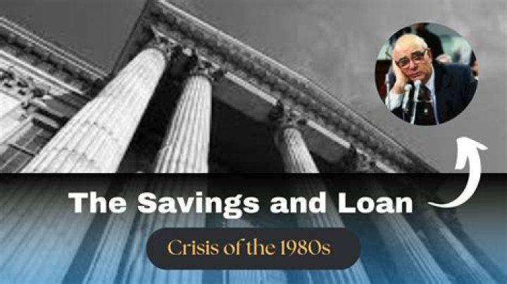 What was one of the factors that caused the saving and loan crisis in the late 1980s and early 1990s?