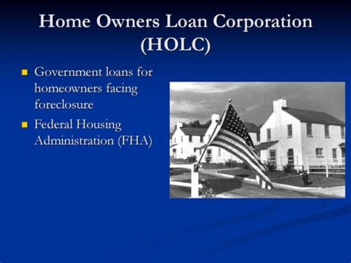 What was the effect of the Home Owners Loan Corporation?