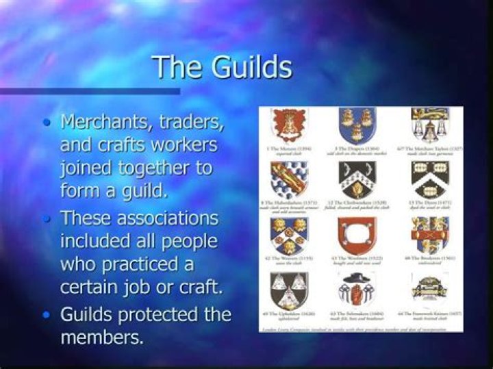 What were associations formed by merchants called?