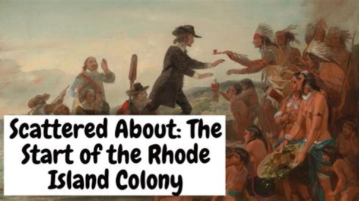 What were the occupations of the Rhode Island colony?