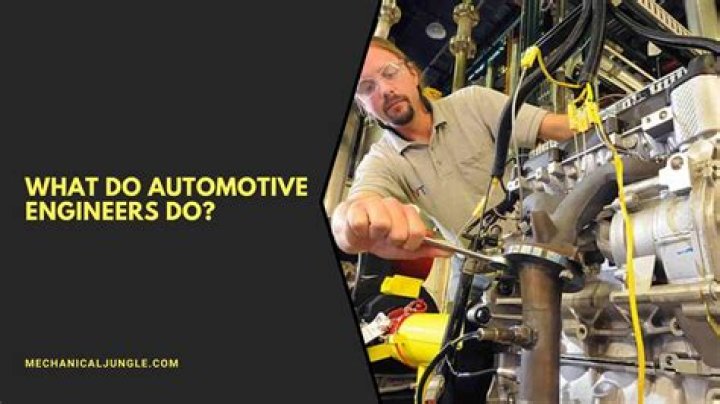 What work do Automotive Engineers do?