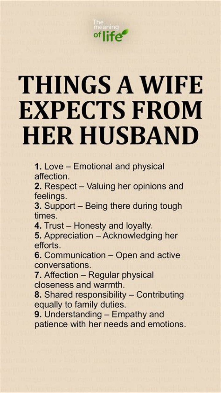 What you should never tell your husband?