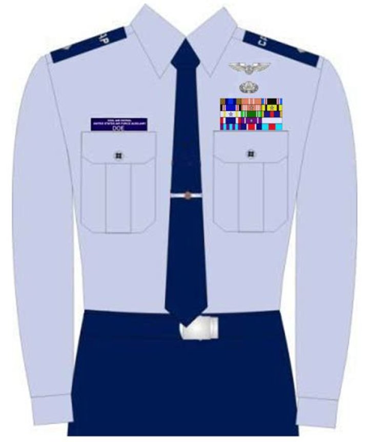 Where does AFSC badge go on blues?