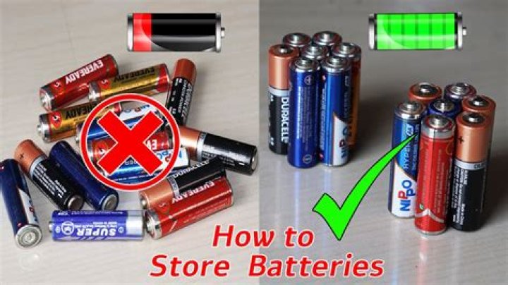 Where is the best place to store batteries?