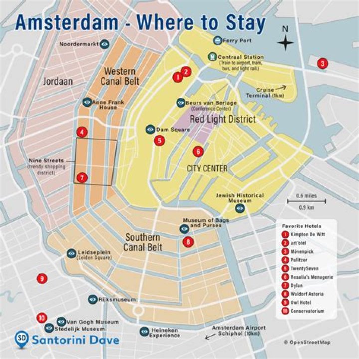 Where should you not stay in Amsterdam?