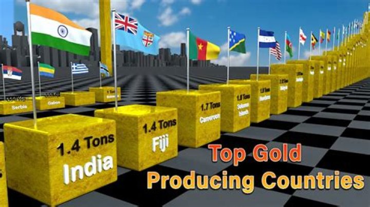 Which country is No 1 in gold production?