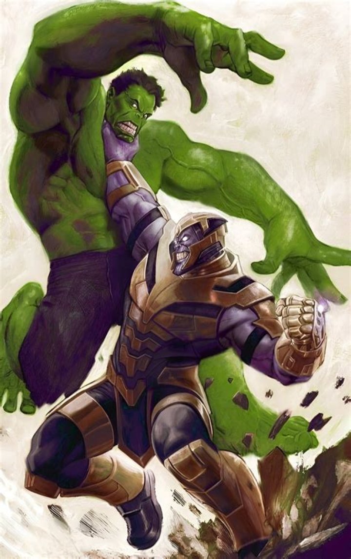 Which Hulk can beat Thanos?