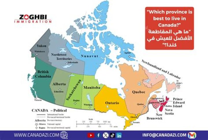 Which province is best to live in Canada?