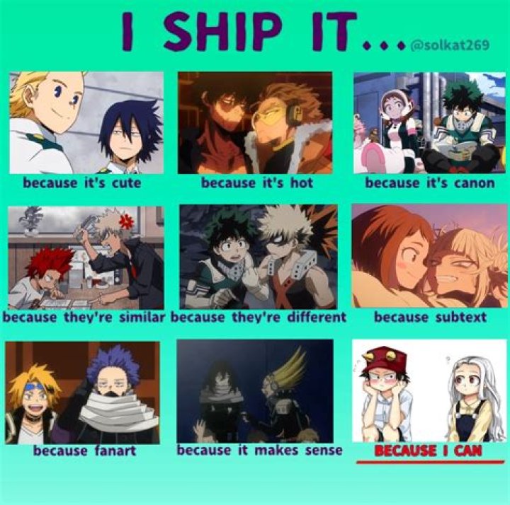 Which ships are canon in Haikyuu?