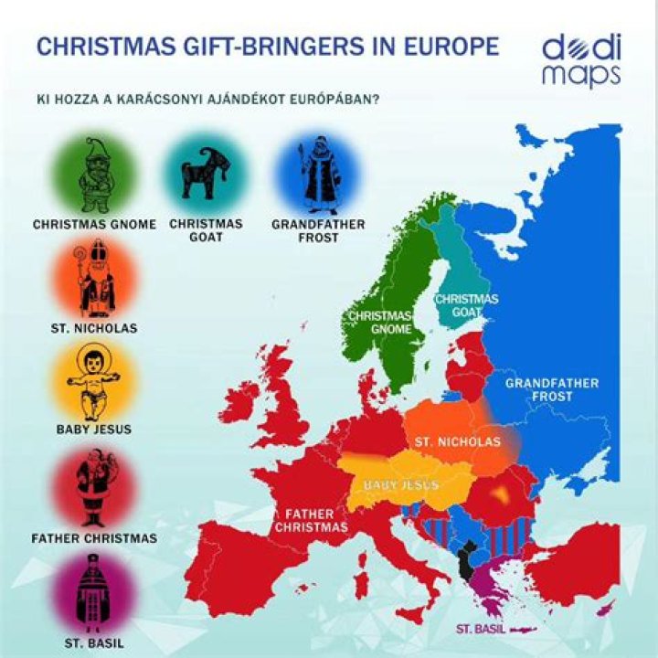 Who brings presents in Germany?