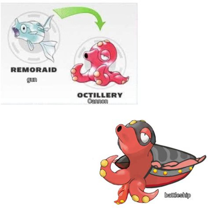 Who evolves into Octillery?