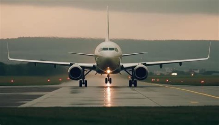 Who guides the planes on the runway?
