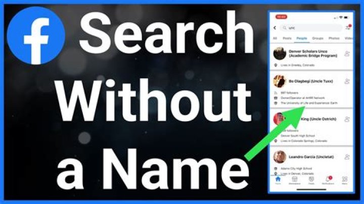 Who has searched my name on Facebook?