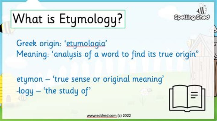 Who is an etymologist?