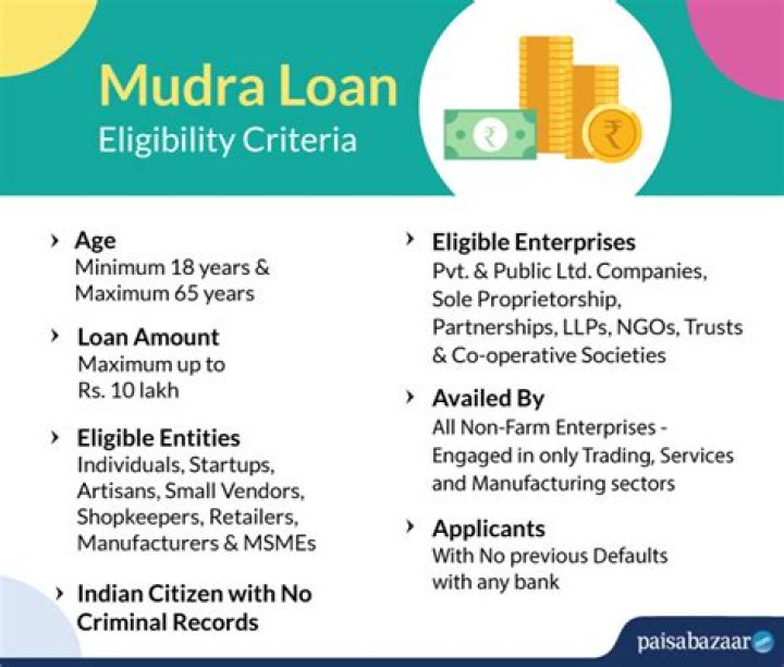 Who is eligible for E Mudra loan?