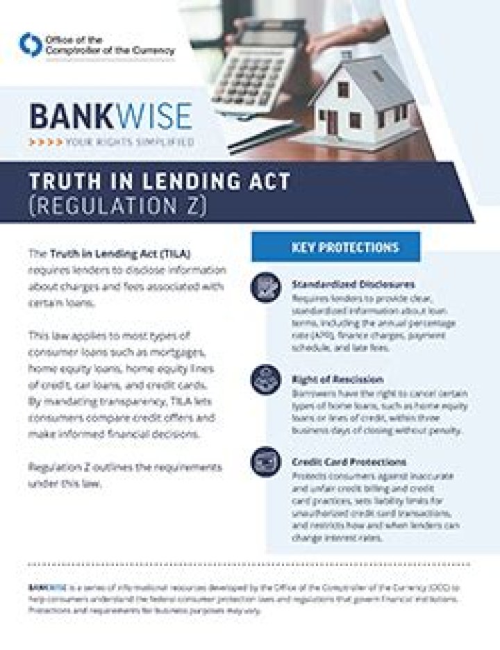 Who is responsible for compliance with the Truth in Lending Act?