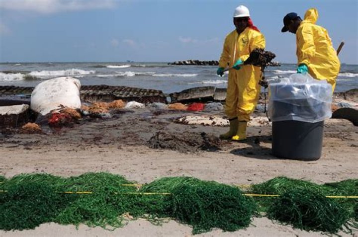 Who is responsible for the cleanup of oil spill?