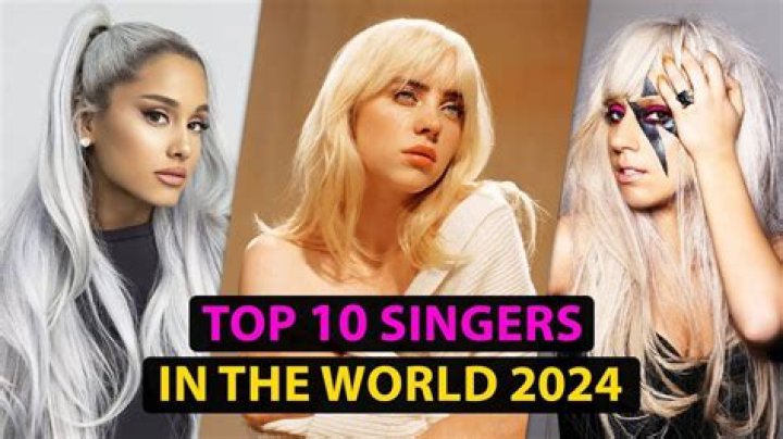 Who is the best female singer in the world 2020?