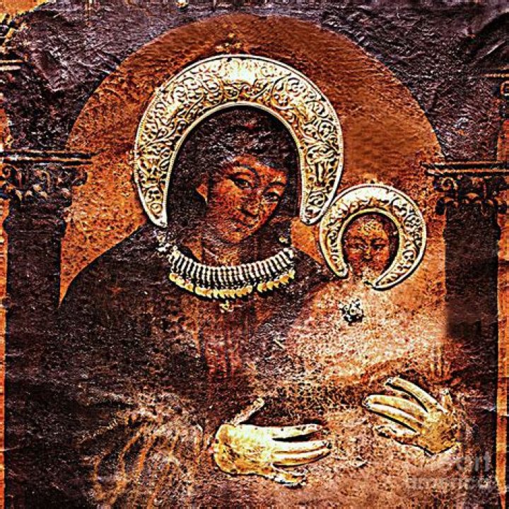 Who painted the first icon?