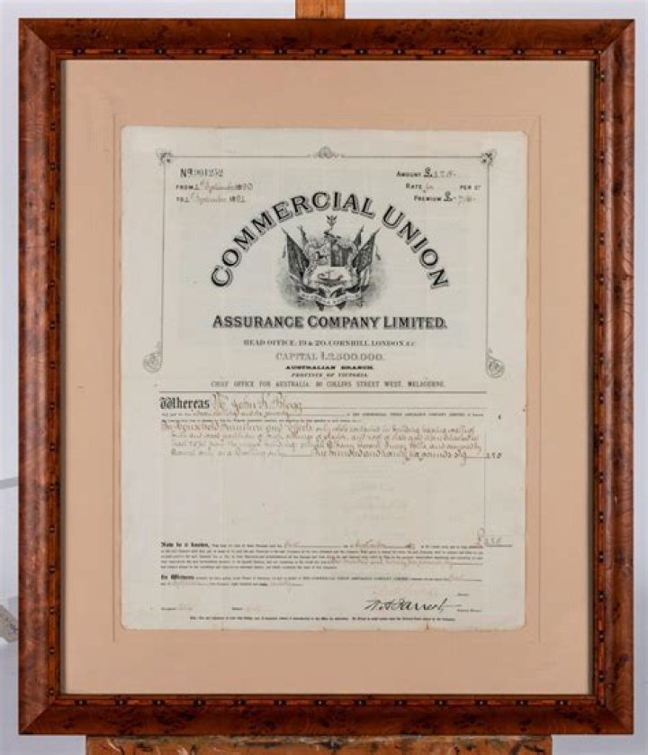 Who took over Commercial Union Assurance?