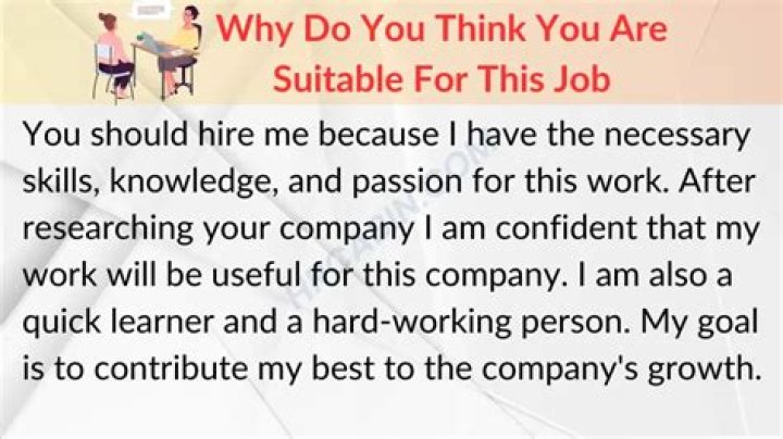 Why are you applying for this position sample answers?