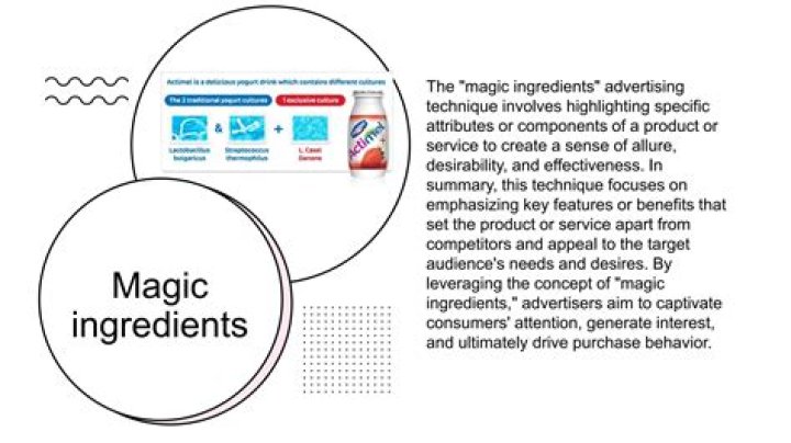 Why do advertisers use magic Ingredients?