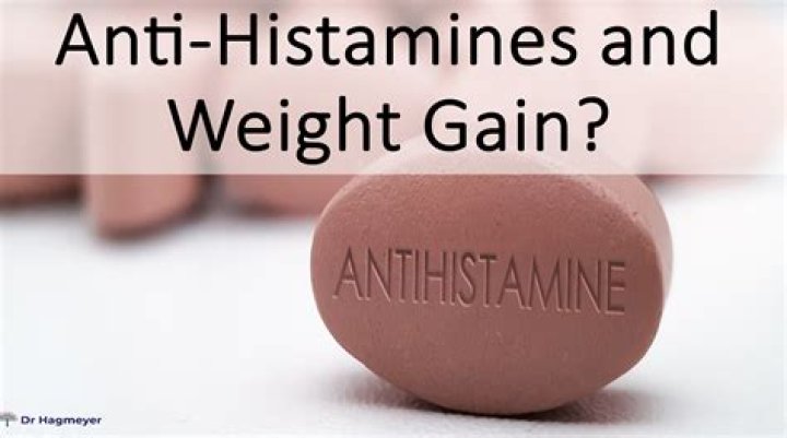 Why do antihistamines cause weight gain?