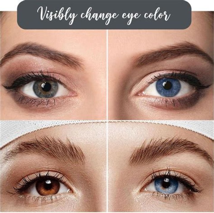 Why do clothes change eye color?