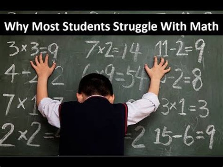 Why do I struggle with math?