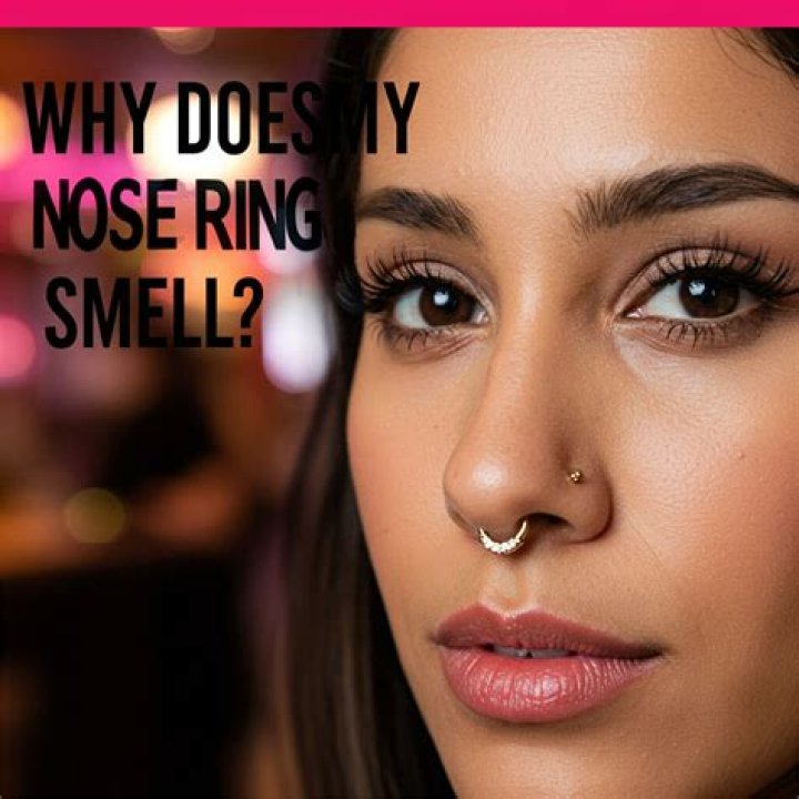 Why does my nose ring smell like cheese?
