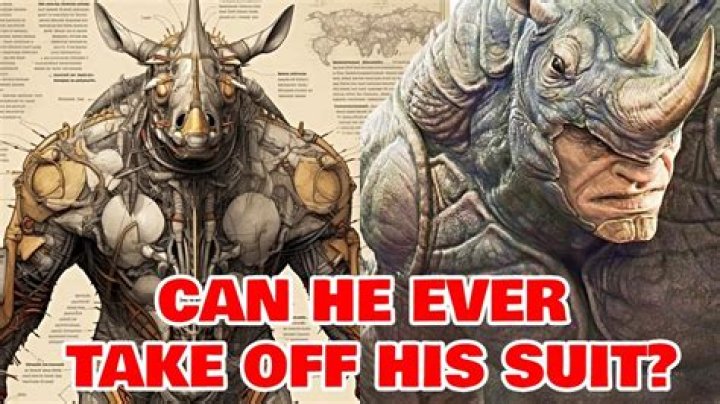 Why does Rhino have a suit?