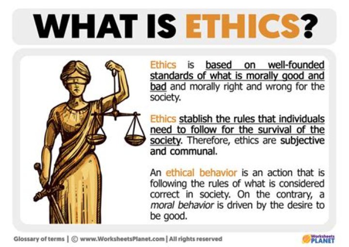 Why is it important to have good ethics?