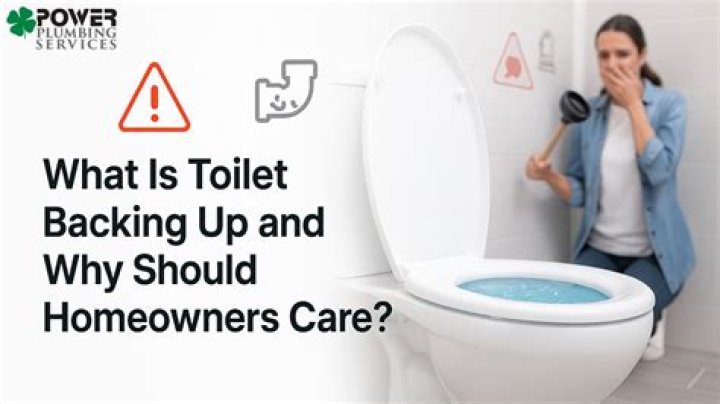 Why is my toilet backing up into my sink?