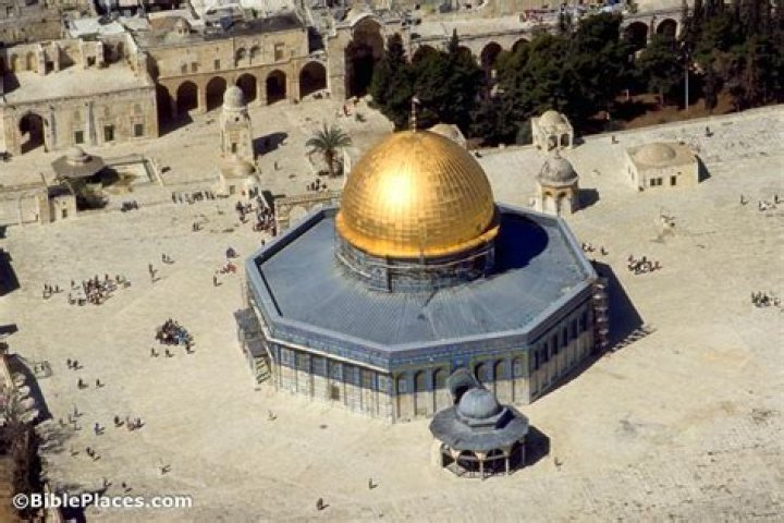 Why was the Dome of the Rock built on the Temple Mount?