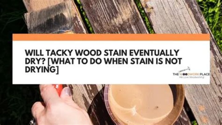 Will tacky paint eventually dry?